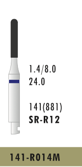 SR-R12 - Blau - Surgical - Diam.-Bohrer - 5 Stück
