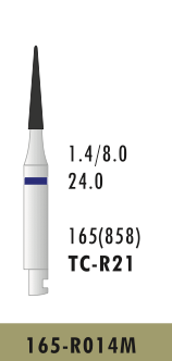 TC-R21 - Blau - Surgical - Diam.-Bohrer - 5 Stück