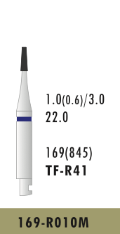 TF-R41 - Blau - Surgical - Diam.-Bohrer - 5 Stück