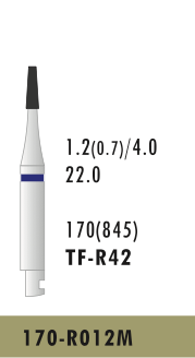 TF-R42 - Blau - Surgical - Diam.-Bohrer - 5 Stück