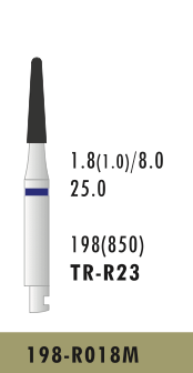 TR-R23 - Blau - Surgical - Diam.-Bohrer - 5 Stück