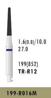 TR-R12 - Blau - Surgical - Diam.-Bohrer - 5 Stück