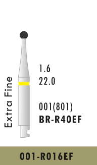 BR-R40EF - Gelb - Surgical - Diam.-Bohrer - 5 Stück