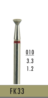 FK33 - Rot Surgical- Diam.-Bohrer - 5 Stück