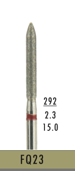 FQ23 - Rot Surgical- Diam.-Bohrer - 5 Stück