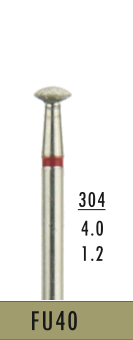 FU40 - Rot Surgical- Diam.-Bohrer - 5 Stück