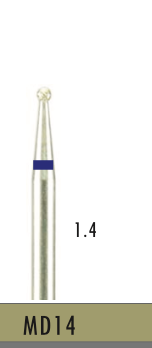 [MD14] MD14 - Blau Surgical- Diam.-Bohrer - 5 Stück
