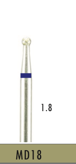 [MD18] MD18 - Blau Surgical- Diam.-Bohrer - 5 Stück