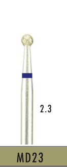 [MD23] MD23 - Blau Surgical- Diam.-Bohrer - 5 Stück