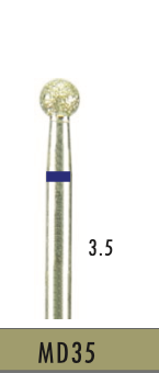 [MD35] MD35 - Blau Surgical- Diam.-Bohrer - 5 Stück