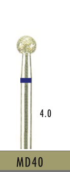 [MD40] MD40 - Blau Surgical- Diam.-Bohrer - 5 Stück