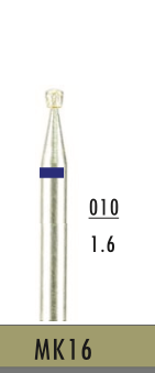 [MK16] MK16 - Blau Surgical- Diam.-Bohrer - 5 Stück