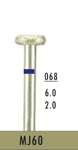 [MJ60] MJ60 - Blau Surgical- Diam.-Bohrer - 5 Stück
