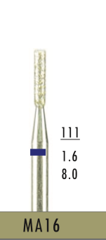 [MA16] MA16 - Blau Surgical- Diam.-Bohrer - 5 Stück