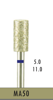 [MA50] MA50 - Blau Surgical- Diam.-Bohrer - 5 Stück