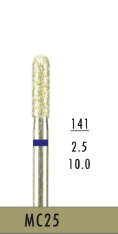 [MC25] MC25 - Blau Surgical- Diam.-Bohrer - 5 Stück