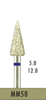 [MM50] MM50 - Blau Surgical- Diam.-Bohrer - 5 Stück