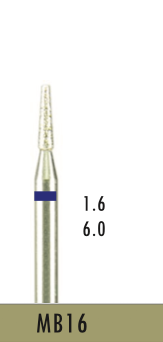 [MB16] MB16 - Blau Surgical- Diam.-Bohrer - 5 Stück