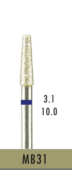 [MB31] MB31 - Blau Surgical- Diam.-Bohrer - 5 Stück