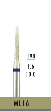 [ML16] ML16 - Blau Surgical- Diam.-Bohrer - 5 Stück