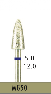[MG50] MG50 - Blau Surgical- Diam.-Bohrer - 5 Stück
