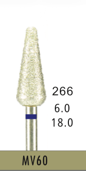 [MV60] MV60 - Blau Surgical- Diam.-Bohrer - 5 Stück