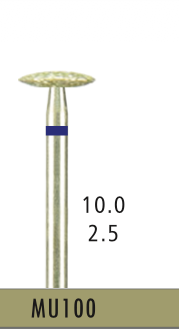 [MU100] MU100 - Blau Surgical- Diam.-Bohrer - 5 Stück