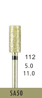 [SA50] SA50 - Schwarz Surgical- Diam.-Bohrer - 5 Stück