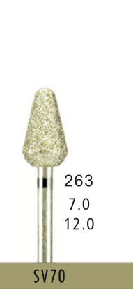 [SV70] SV70 - Schwarz Surgical- Diam.-Bohrer - 5 Stück