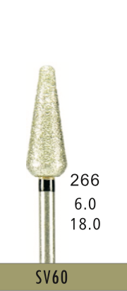 [SV60] SV60 - Schwarz Surgical- Diam.-Bohrer - 5 Stück