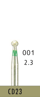 [CD23] CD23 - Grün Surgical- Diam.-Bohrer - 5 Stück