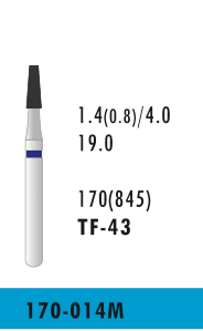[Tf-43] TF-43 - Blau - Diam.-Bohrer - 5 Stück