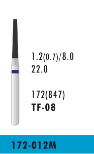 [TF-08] TF-08 - Blau - Diam.-Bohrer - 5 Stück
