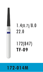 [TF-09] TF-09 - Blau - Diam.-Bohrer - 5 Stück