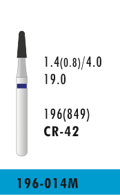 [CR-42] CR-42 - Blau - Diam.-Bohrer - 5 Stück
