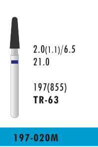 [TR-63] TR-63 - Blau - Diam.-Bohrer - 5 Stück