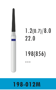[TR- 198-012M] TR- 198-012M - Blau - Diam.-Bohrer - 5 Stück